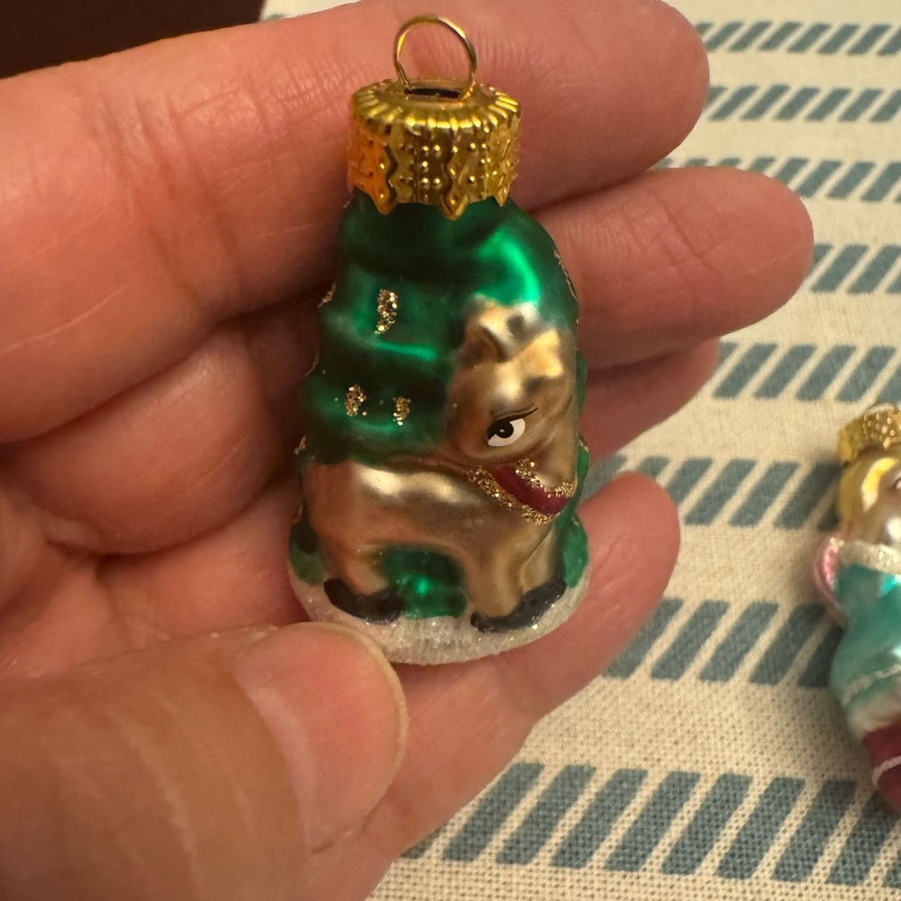 4 Handcrafted glass ornaments - Picture 2 of 10